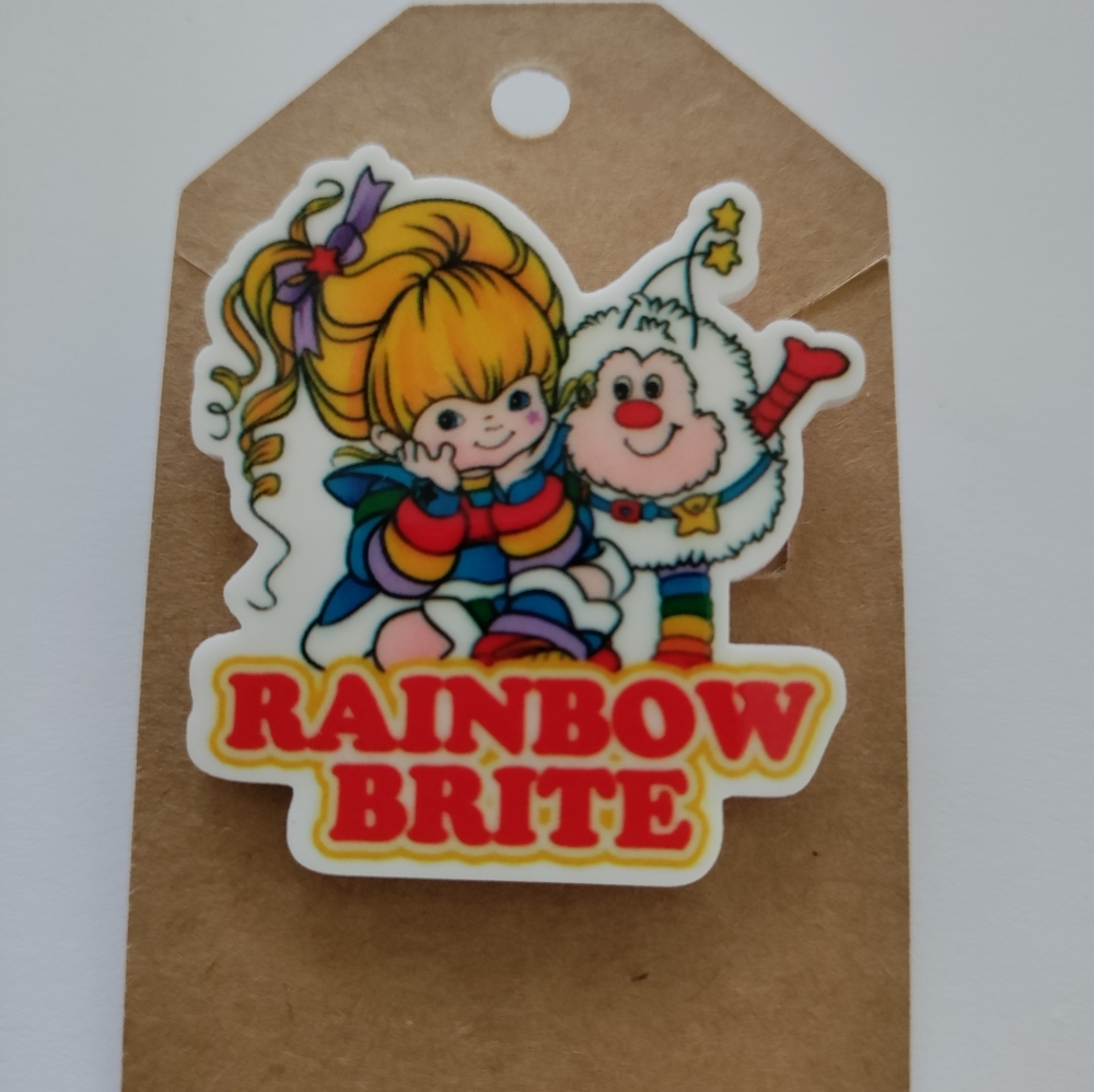 Rainbow Brite Lapel Pin New handmadel